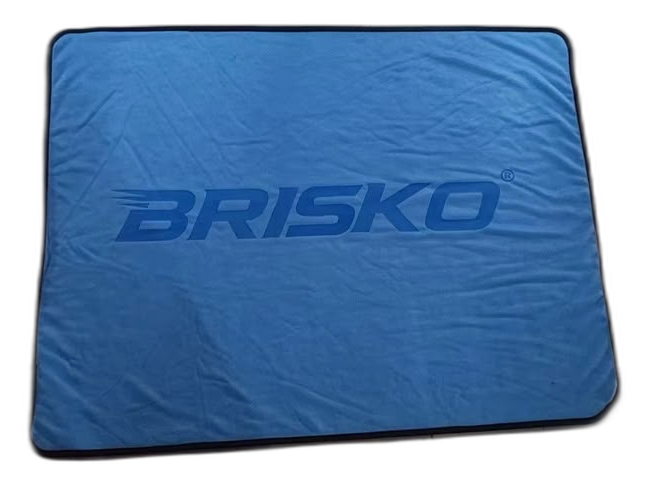BRISKO premium peškir za sušenje automobila, plava boja, 90x70 cm